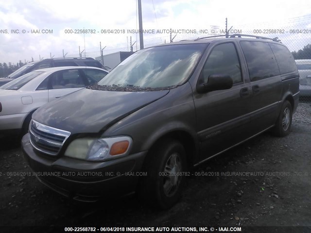 1GNDV23E65D117188 - 2005 CHEVROLET VENTURE LS BROWN photo 2