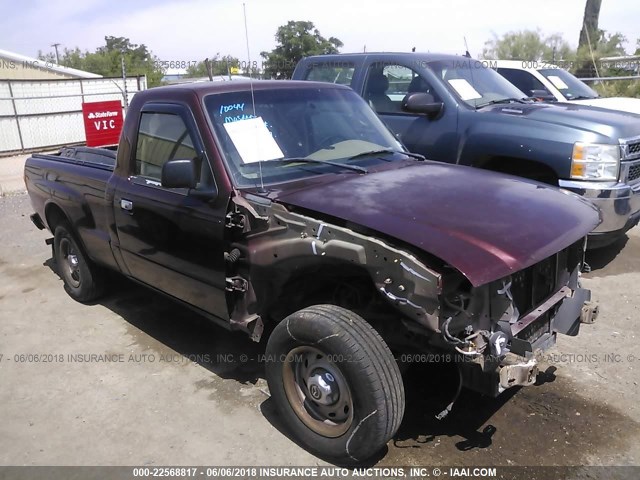 4F4YR12D03TM00231 - 2003 MAZDA B2300 MAROON photo 1