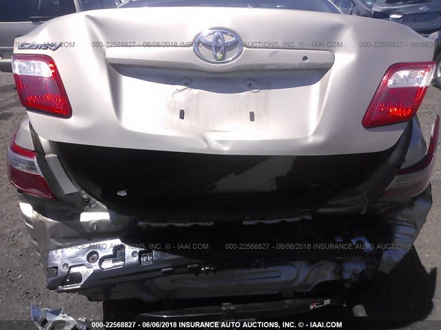 4T1BE46K29U313286 - 2009 TOYOTA CAMRY SE/LE/XLE GOLD photo 6