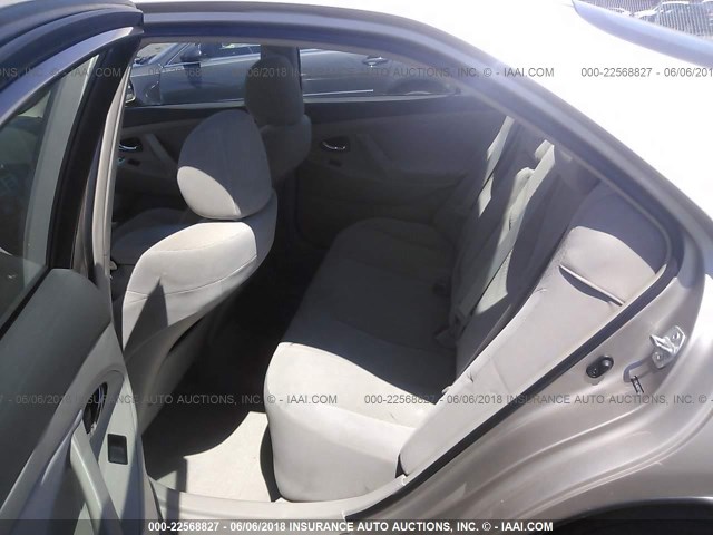 4T1BE46K29U313286 - 2009 TOYOTA CAMRY SE/LE/XLE GOLD photo 8