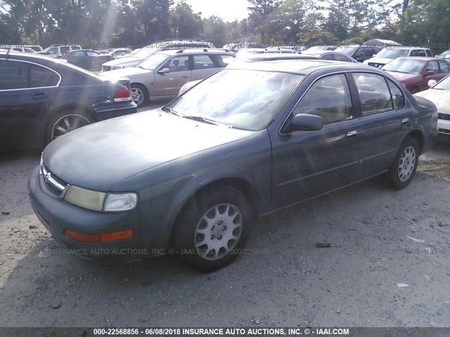 JN1CA21D4VT808531 - 1997 NISSAN MAXIMA GLE/GXE/SE GREEN photo 2