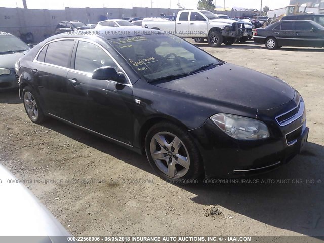 1G1ZH57B784297625 - 2008 CHEVROLET MALIBU 1LT 黑色 照片 1