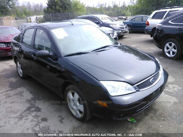 1FAHP34N87W333954 - 2007 FORD FOCUS ZX4/S/SE/SES 黑色 照片 1
