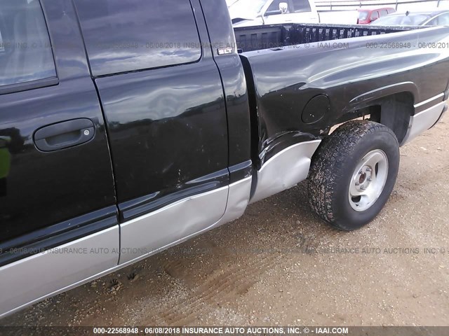 1B7HC13Z31J551805 - 2001 DODGE RAM 1500 BLACK photo 6