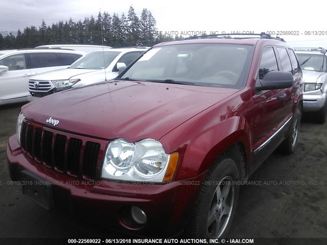 1J4GS48K45C682323 - 2005 JEEP GRAND CHEROKEE LAREDO/COLUMBIA/FREEDOM 红色 照片 2
