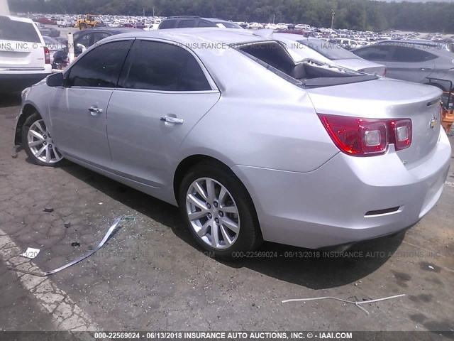 1G11F5SL4FF299109 - 2015 CHEVROLET MALIBU LTZ 银色 照片 3