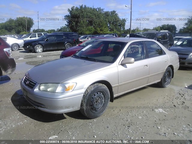 4T1BG22K5YU990030 - 2000 TOYOTA CAMRY CE/LE/XLE 棕色 照片 2