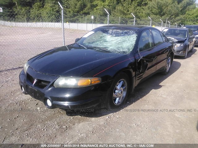 1G2HZ541X14222410 - 2001 PONTIAC BONNEVILLE SSEI BLACK photo 2