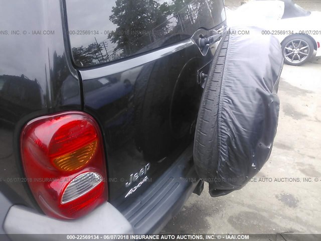 1J4GL48K23W733178 - 2003 JEEP LIBERTY SPORT/FREEDOM შავი ფოტო 6