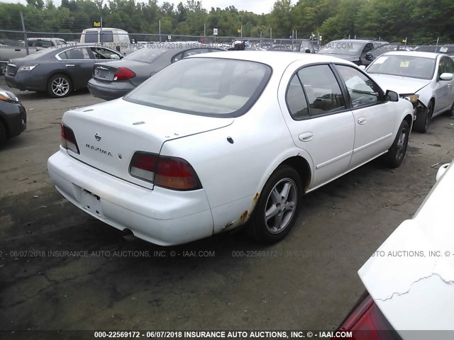 JN1CA21D7WT517281 - 1998 NISSAN MAXIMA GLE/GXE/SE WHITE photo 4