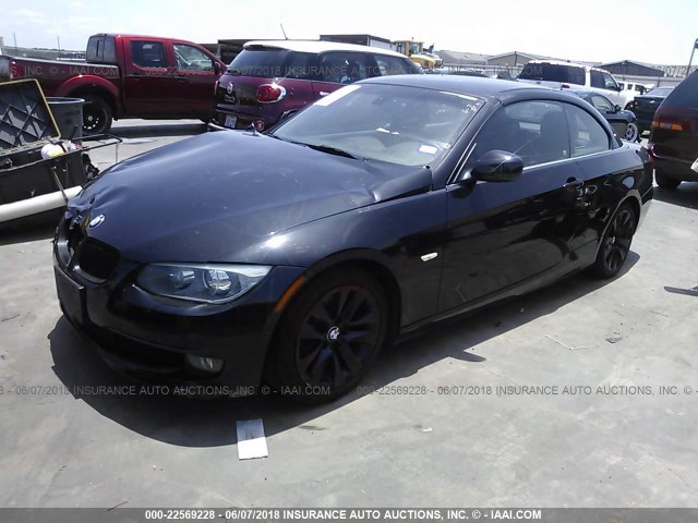 WBADW7C57DE733166 - 2013 BMW 328 I SULEV BLACK photo 2