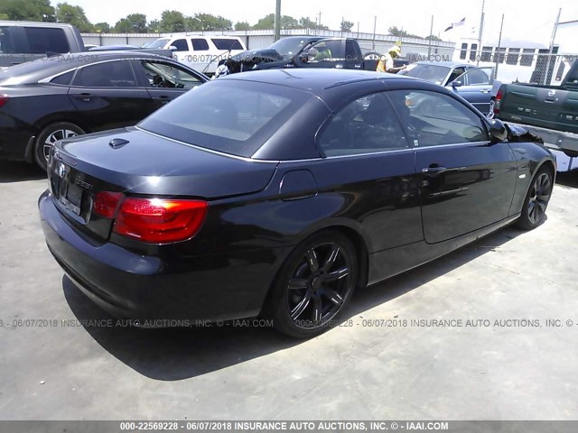 WBADW7C57DE733166 - 2013 BMW 328 I SULEV BLACK photo 4