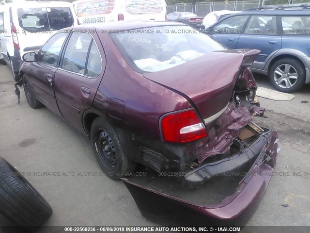 1N4DL01D4YC226780 - 2000 NISSAN ALTIMA XE/GXE/SE/GLE BURGUNDY photo 3