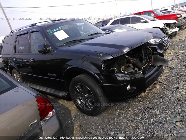 1FMFU20507LA76117 - 2007 FORD EXPEDITION LIMITED BLACK photo 1