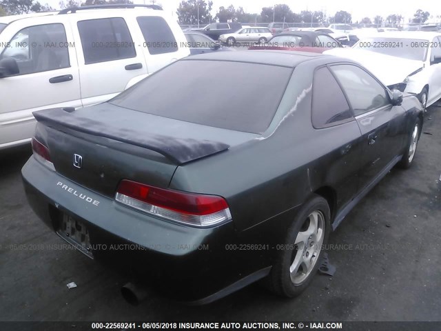 JHMBB6243YC000668 - 2000 HONDA PRELUDE GREEN photo 4