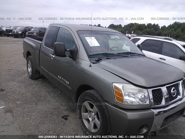 1N6AA06A76N536664 - 2006 NISSAN TITAN XE/SE/LE GRAY photo 6