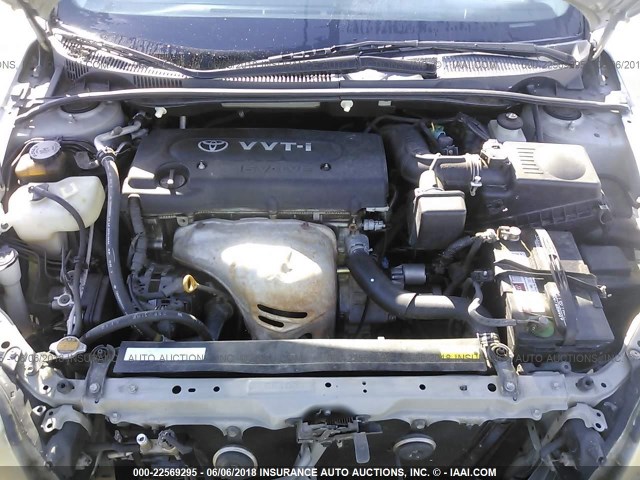 JTKDE177250001940 - 2005 TOYOTA SCION TC 银色 照片 10