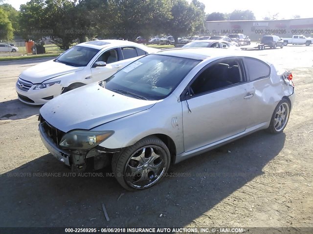 JTKDE177250001940 - 2005 TOYOTA SCION TC 银色 照片 2