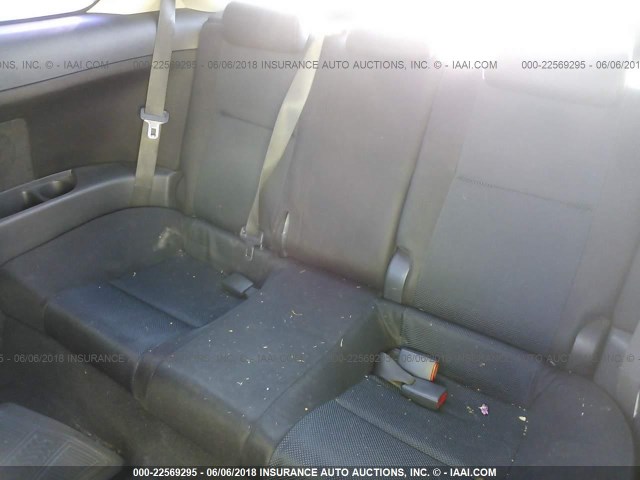 JTKDE177250001940 - 2005 TOYOTA SCION TC 银色 照片 8