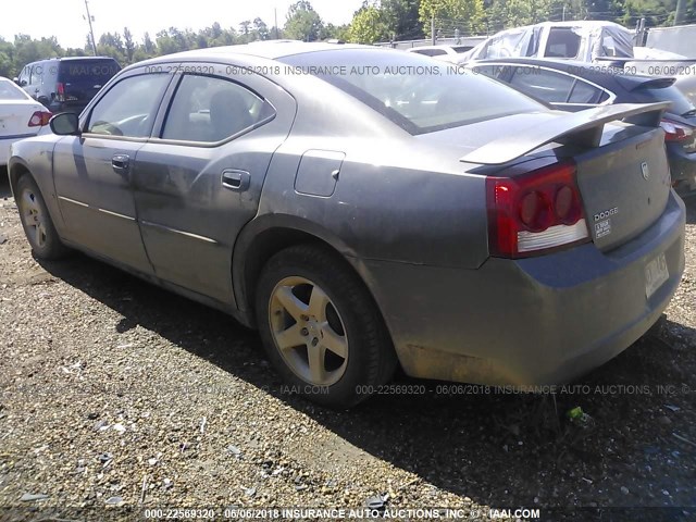 2B3CA3CV1AH165492 - 2010 DODGE CHARGER SXT GRAY photo 3