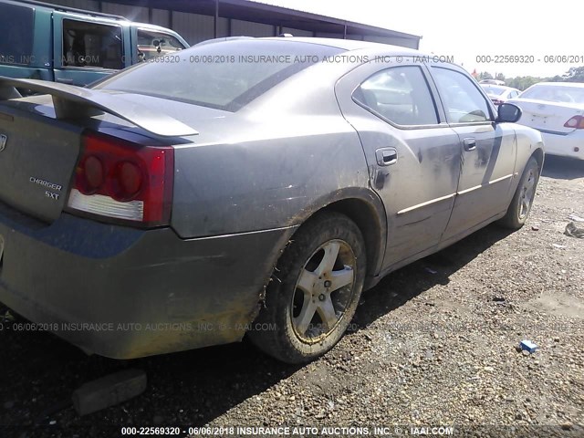 2B3CA3CV1AH165492 - 2010 DODGE CHARGER SXT GRAY photo 4