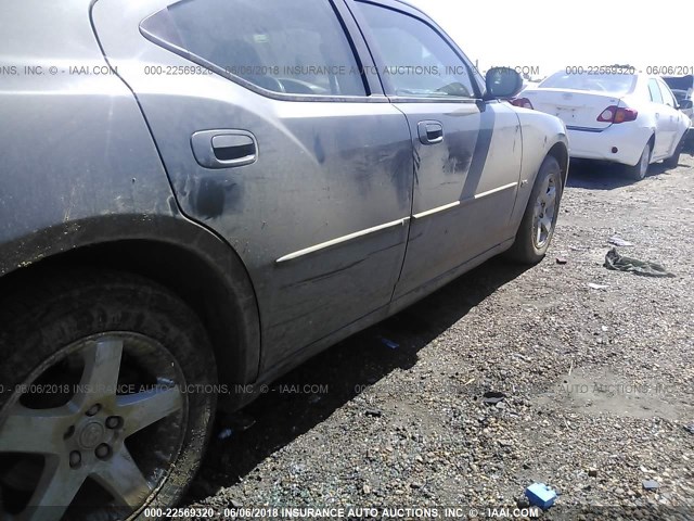 2B3CA3CV1AH165492 - 2010 DODGE CHARGER SXT GRAY photo 6