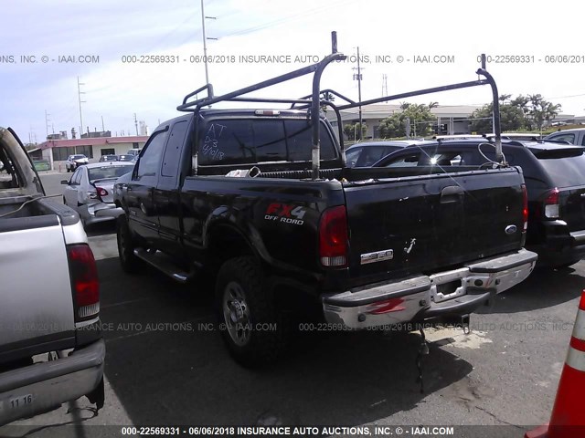 1FTSX31P56EC77434 - 2006 FORD F350 SRW SUPER DUTY BLACK photo 3