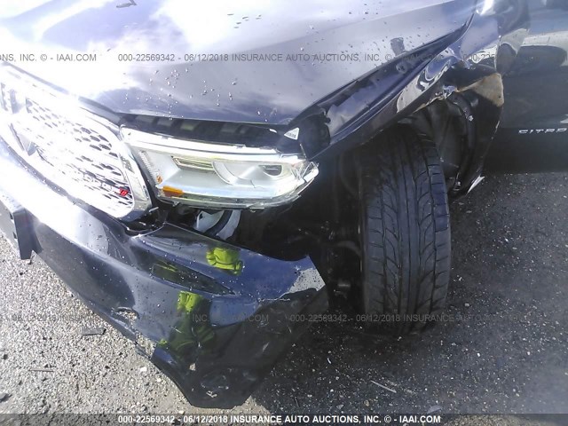 1C4RDJEG1EC314317 - 2014 DODGE DURANGO CITADEL BLACK photo 6