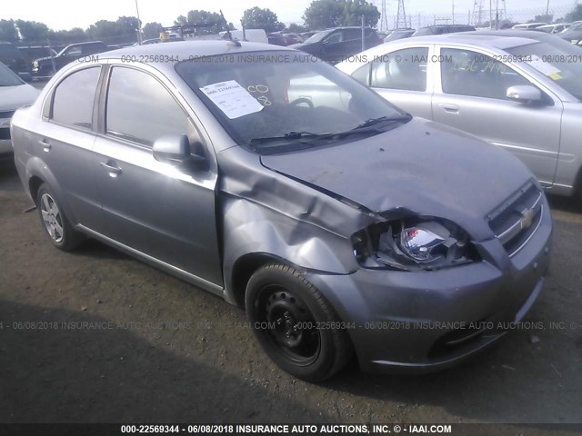 KL1TD5DE9AB052597 - 2010 CHEVROLET AVEO LS/LT SILVER photo 1