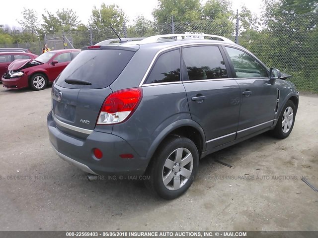 3GSDL73748S527753 - 2008 SATURN VUE XR GRAY photo 4