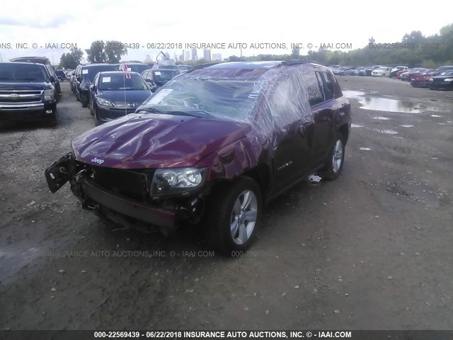 1C4NJDBB5GD566408 - 2016 JEEP COMPASS SPORT RED photo 2