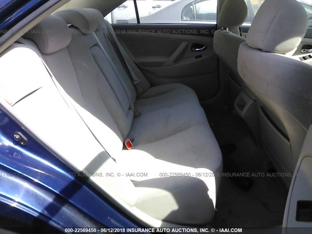 4T1BE46K87U029805 - 2007 TOYOTA CAMRY NEW GENERAT CE/LE/XLE/SE BLUE photo 8