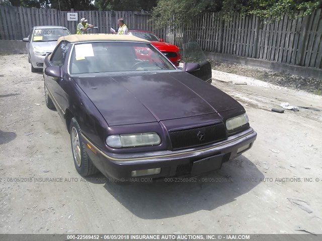 1C3EU4532SF682775 - 1995 CHRYSLER LEBARON GTC PURPLE photo 1