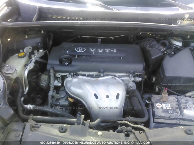 JTLKE50E681005782 - 2008 TOYOTA SCION XB შავი ფოტო 10