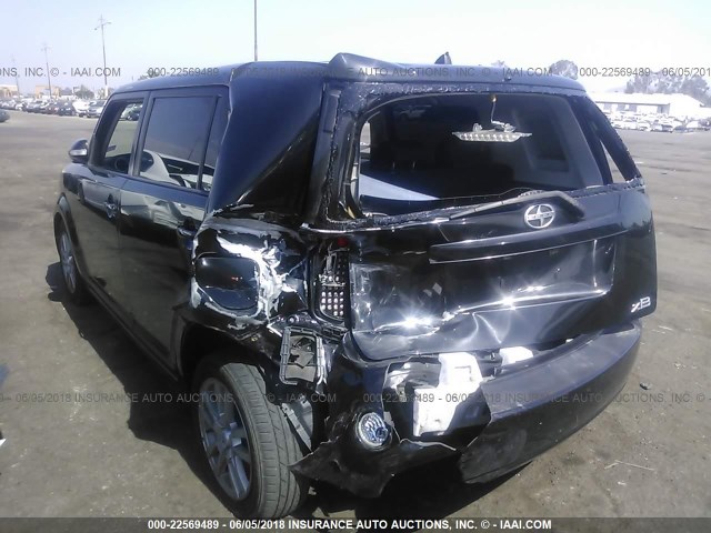 JTLKE50E681005782 - 2008 TOYOTA SCION XB შავი ფოტო 3