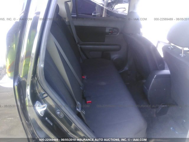 JTLKE50E681005782 - 2008 TOYOTA SCION XB შავი ფოტო 8