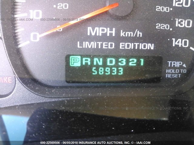 2G1WX15K319256784 - 2001 CHEVROLET MONTE CARLO SS შავი ფოტო 7