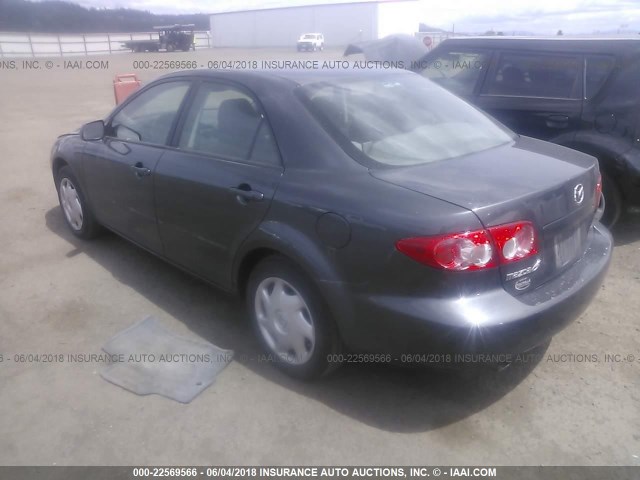 1YVFP80C835M49457 - 2003 MAZDA 6 I GRAY photo 3