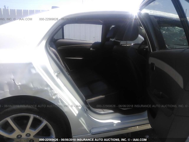 1G1ZG5E77CF287417 - 2012 CHEVROLET MALIBU LTZ CREAM photo 8