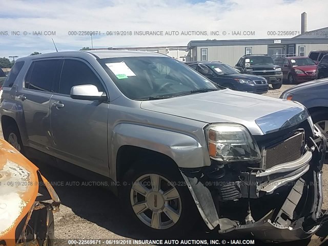 2CTALMEC6B6394978 - 2011 GMC TERRAIN SLE SILVER photo 1