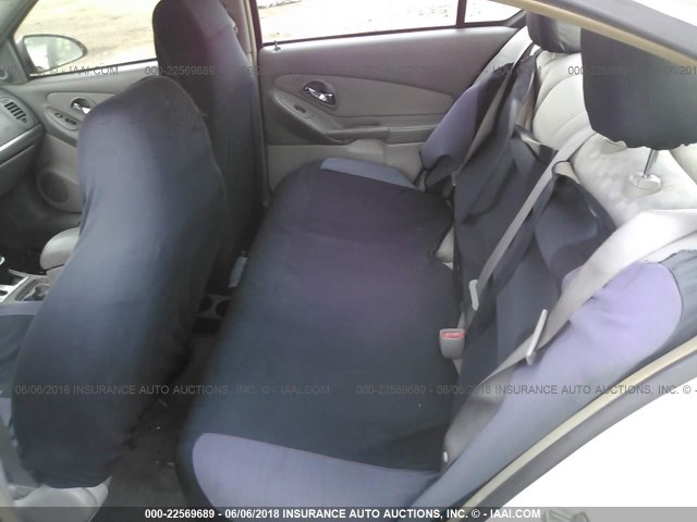 1G1ZT52825F338737 - 2005 CHEVROLET MALIBU LS 白色 照片 8