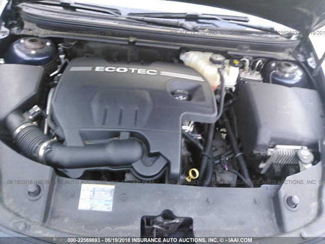 1G1ZH57B49F119760 - 2009 CHEVROLET MALIBU 1LT 蓝色 照片 10