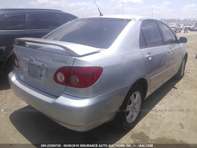 1NXBR30E07Z929941 - 2007 TOYOTA COROLLA CE/LE/S SILVER photo 4