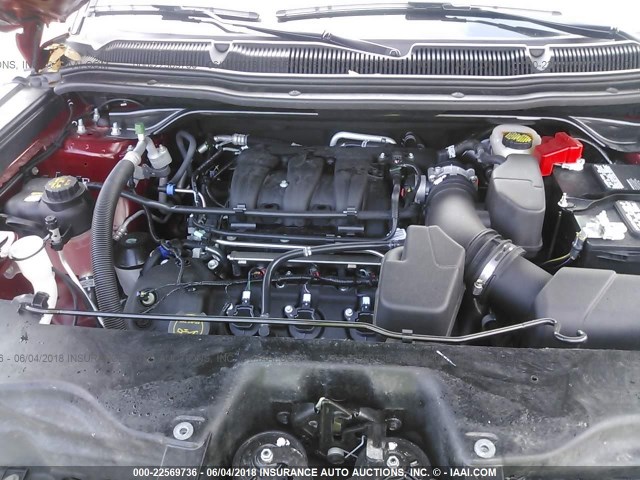 1FM5K8F86JGA85734 - 2018 FORD EXPLORER LIMITED Rot Foto 10