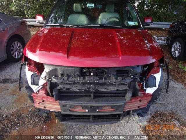 1FM5K8F86JGA85734 - 2018 FORD EXPLORER LIMITED RED photo 16