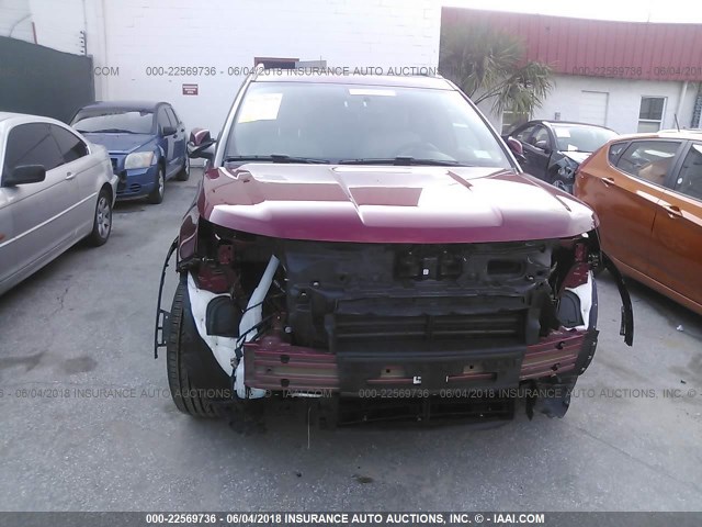 1FM5K8F86JGA85734 - 2018 FORD EXPLORER LIMITED Rot Foto 6