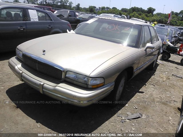 1G4CW52K9SH619087 - 1995 BUICK PARK AVENUE  GOLD photo 2