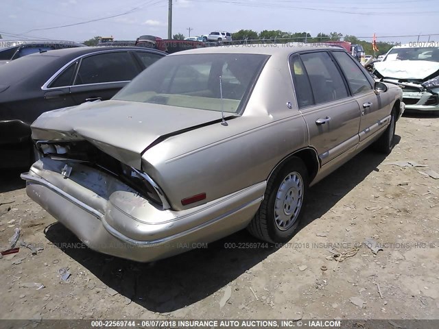 1G4CW52K9SH619087 - 1995 BUICK PARK AVENUE  GOLD photo 4