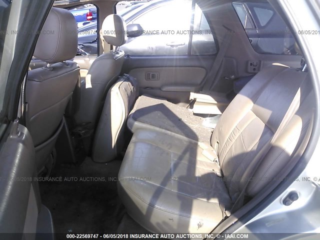 JT3HN87R5Y0271868 - 2000 TOYOTA 4RUNNER LIMITED GRAY photo 8