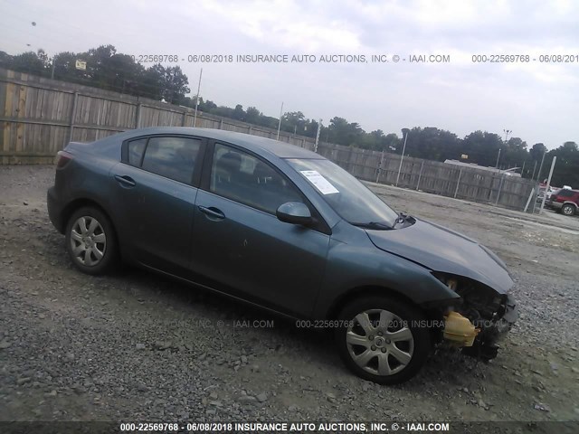 JM1BL1UF2B1363496 - 2011 MAZDA 3 I BLUE photo 1
